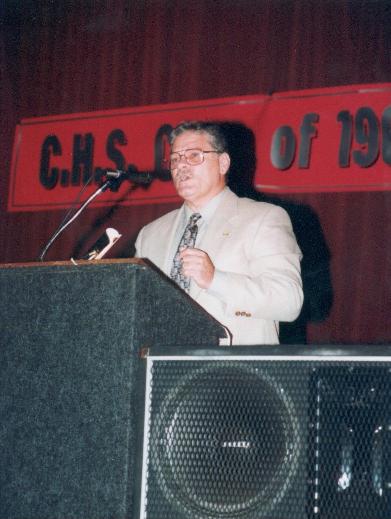 Phil Ferrazano speaks about his experiences in Vietnam during the CHS Class of 1968 30th reunion.